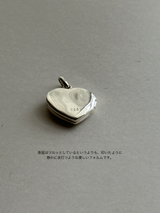 表+内側刻印【お好きな刻印お入れします】hidden message Locket pendant Type:Heart