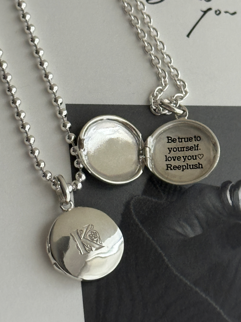 刻印 名入れ ロケットペンダント - hidden message Locket pendant