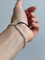 silver925 beads Code bracelet