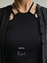 割引対象外K18GP【F】- Long Cable design - Pendant necklace Chain