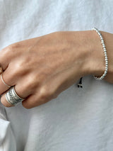 silver925 beads Code bracelet