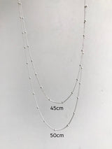 割引対象外K18GP【J】- Dot design - Pendant necklace Chain
