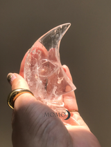【MOMOMOON】 crystal Crescent Moon