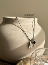 【I+】ロジウムメッキボールチェーン2.3mm