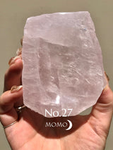 【MOMOMOON】Madagascar Rose quartz candy cup【No.27】