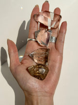 【MOMOMOON】Rutile(Elestial) quartz fancy shape /Brazil【MZ0503-3】