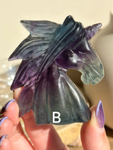 【MOMOMOON】quality:AAA / fluorite unicorn 【MZ0412-B】