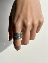 Tribal pattern Ring