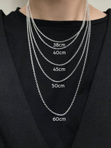 【E】ロングロロチェーン2.0mm幅