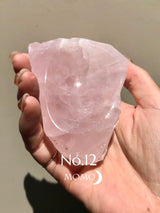 【MOMOMOON】Madagascar Rose quartz candy cup【No.12】