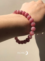 【MOMOMOON】quality:AA Rhodonite Silica Bracelet 2 /Brazil