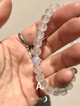 【MOMOMOON】quality:AA Rainbow Moon stone Bracelet/India