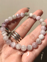 【MOMOMOON】Milky Kunzite Bracelet 1 /Brazil