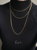 - Long Rolo 1.8mm - Pendant necklace Chain gold (K18GP)