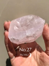 【MOMOMOON】Madagascar Rose quartz candy cup【No.27】