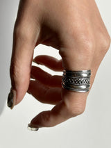 Tribal pattern Ring