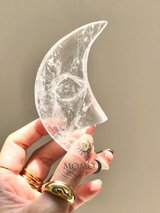 【MOMOMOON】 crystal Crescent Moon