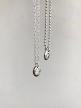 両面刻印【お好きな刻印お入れします】Original Message series - oval pendant Top -