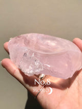 【MOMOMOON】Madagascar Rose quartz candy cup【No.8】