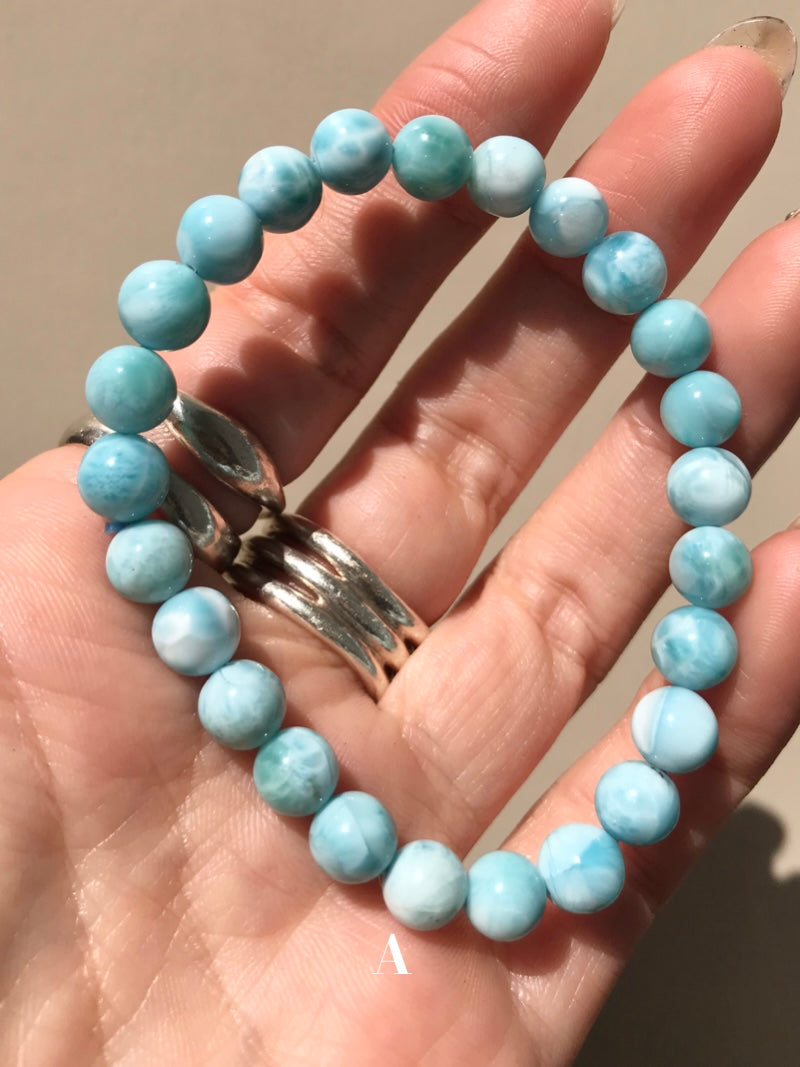 MOMOMOON】quality:AA⁺ Larimar Bracelet/Dominican Republic – Reeplush