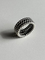 Triple rope layered Ring