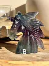 【MOMOMOON】quality:AAA / fluorite unicorn 【MZ0412-B】