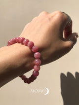 【MOMOMOON】quality:AA Rhodonite Silica Bracelet 2 /Brazil