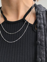 割引対象外【J】- Dot design - Pendant necklace Chain