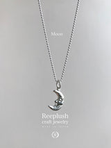 【craft series】Sun&Moon Pendant top 【No.12】