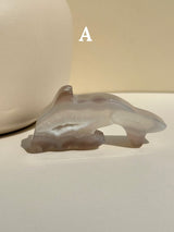 【MOMOMOON】Druzy agate / Dolphin