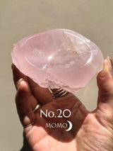 【MOMOMOON】Madagascar Rose quartz candy cup【No.20】
