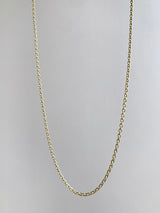 - Cable 2.0mm - Pendant necklace Chain gold (K18GP)