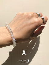 【MOMOMOON】quality:AA  Rainbow Moon stone Bracelet/India