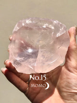 【MOMOMOON】Madagascar Rose quartz candy cup【No.15】