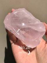 【MOMOMOON】Madagascar Rose quartz candy cup【No.26】