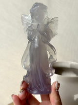 【MOMOMOON】158mm / Large size yttrium fluorite Angel【7】