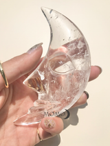 【MOMOMOON】 crystal Crescent Moon