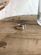 【お好きな刻印お入れします】Original Message series - Square Ring -