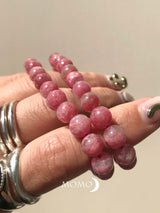 【MOMOMOON】quality:AA Rhodonite Silica Bracelet 2 /Brazil