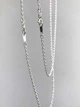【AZ2.2】小豆ネックレスチェーン2.2mm 幅 | 40cm,45cm,50cm,60cm |シルバー925