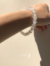 【MOMOMOON】 Rainbow Moon stone Bracelet/India