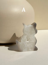 【MOMOMOON】Druzy agate size:M Cat