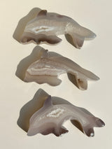 【MOMOMOON】Druzy agate / Dolphin