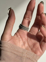 Triple rope layered Ring