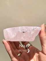 【MOMOMOON】Madagascar Rose quartz candy cup【No.6】