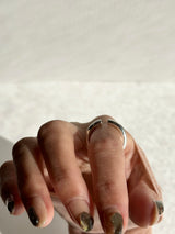 size:11号,13号/ 3mm Bold cut Open Ring