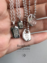 【お好きな刻印お入れします】Melted plate - initial - 【N0.15-A 】