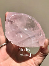 【MOMOMOON】Madagascar Rose quartz candy cup【No.16】