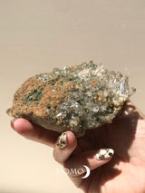 【MOMOMOON】Manihar chlorite in Quartz cluster 412.4g 【2】