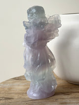 【MOMOMOON】151mm / Large size yttrium fluorite Angel【5】